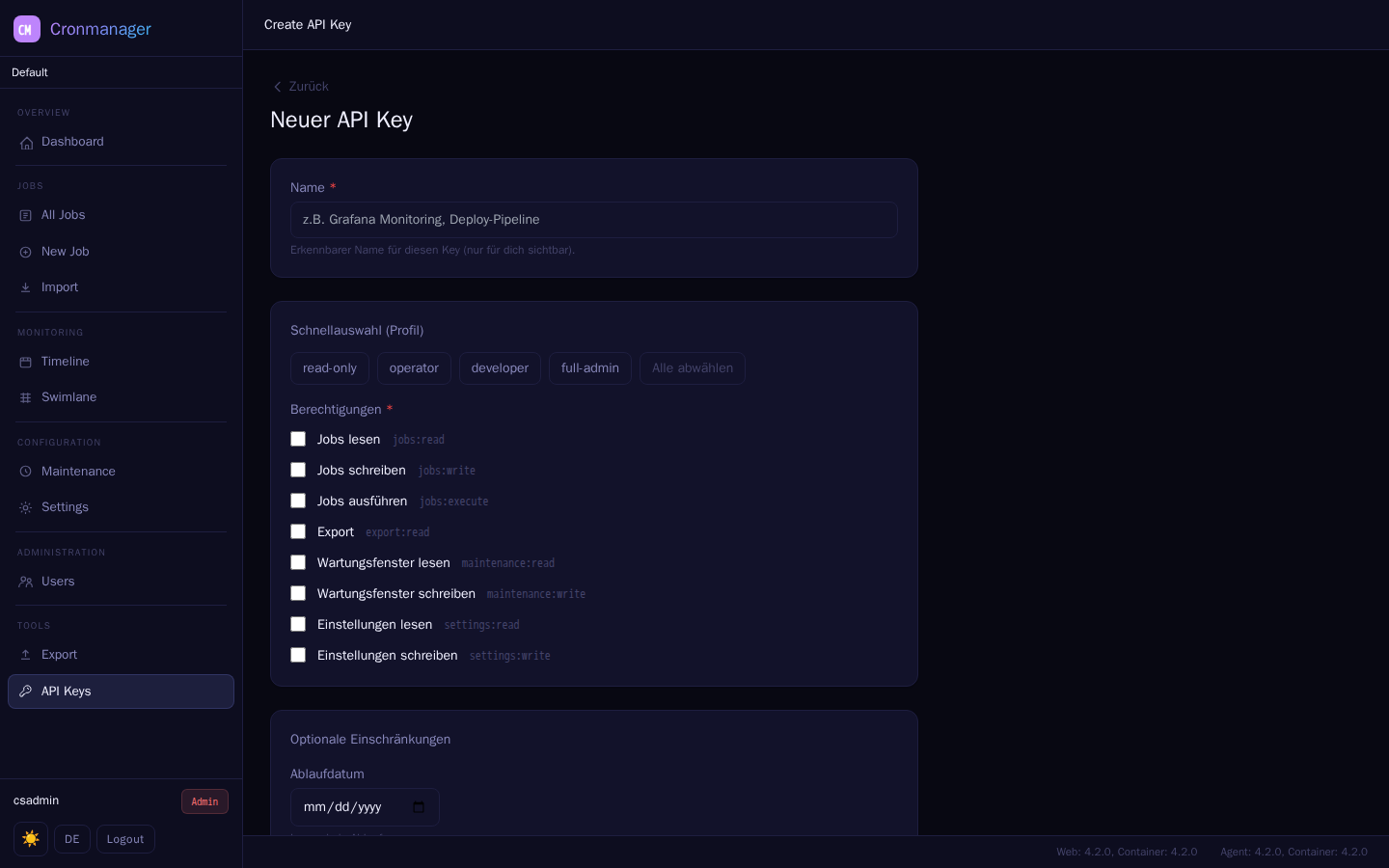 API Key Management